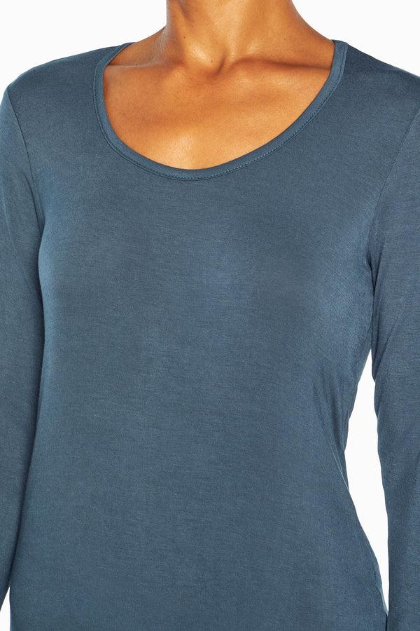 Marika Andrea Long Sleeve Top – MIDNIGHT NAVY