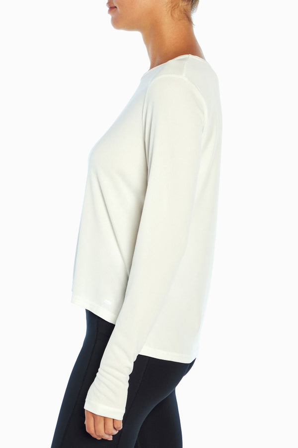 Marika Anya Long Sleeve Tee – COCONUT MILK