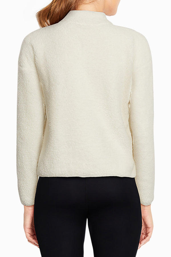 Marika Arden Sherpa Pullover – CANNOLI CREAM