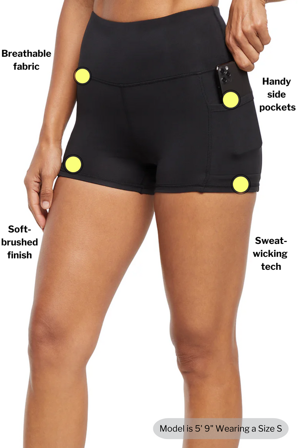 Marika Becca Hottie Short – BLACK