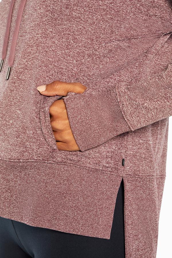 Marika Cityscape Hoodie – HEATHER TAWNY PORT