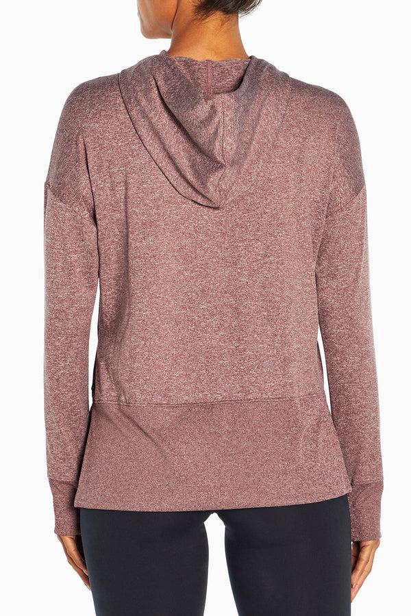 Marika Cityscape Hoodie – HEATHER TAWNY PORT