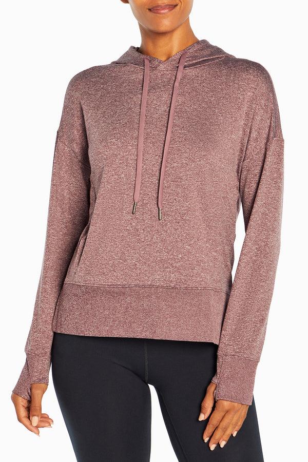 marika Cityscape Hoodie – HEATHER TAWNY PORT