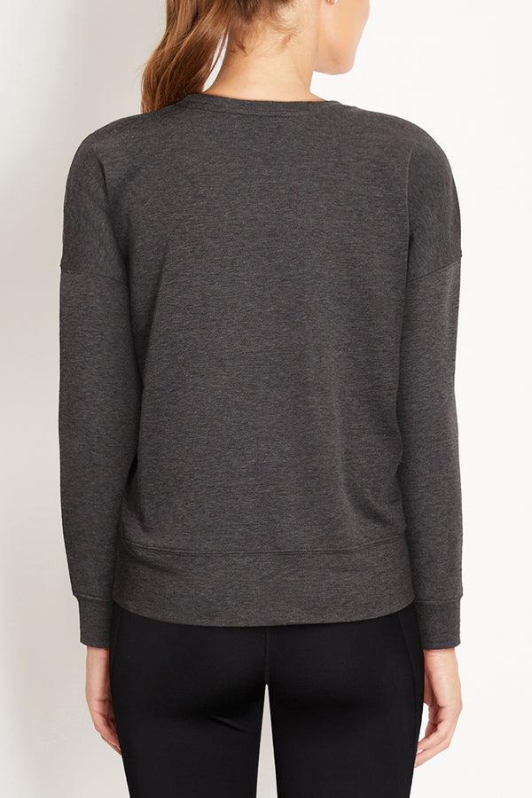 Marika Delaney Pullover – HEATHER BLACK