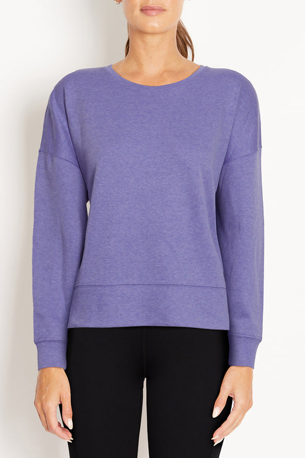 Marika Delaney Pullover – HEATHER BLACK