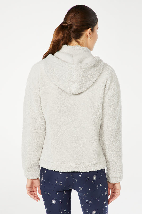 Marika Furry Fleece Jacket – QUIET GRAY