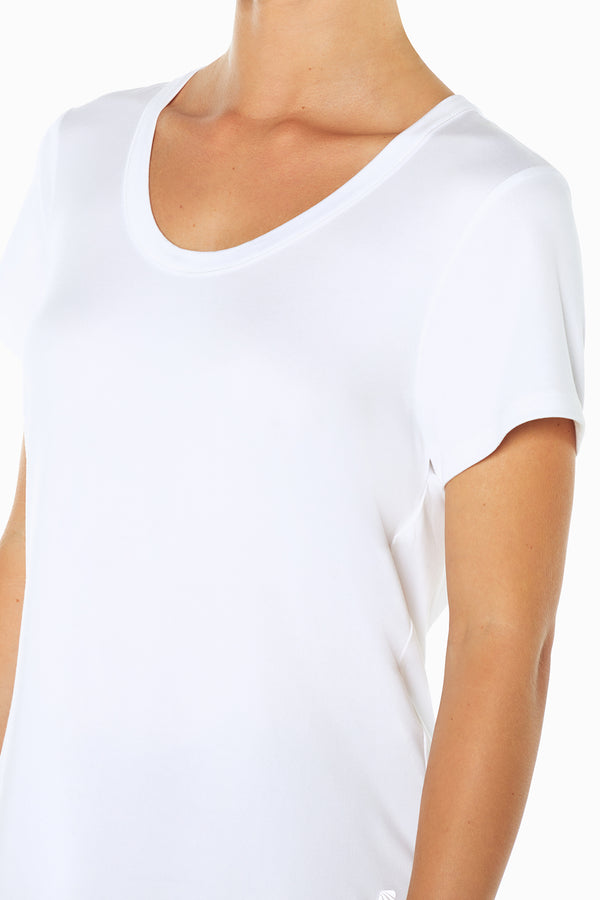 Marika Gather Tee – WHITE