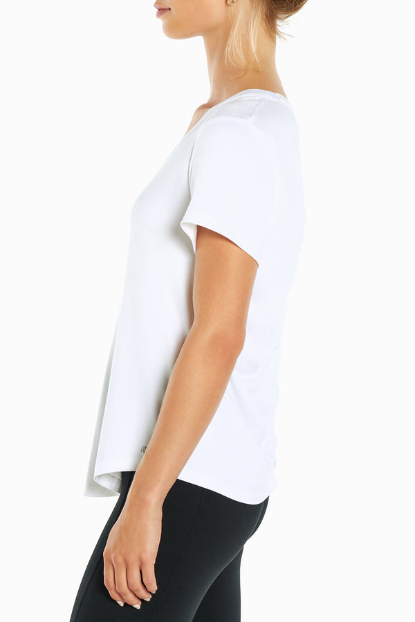 Marika Gather Tee – WHITE