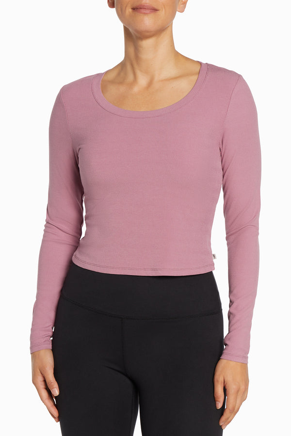 marika Harley Long Sleeve Top – DUSKY ORCHID