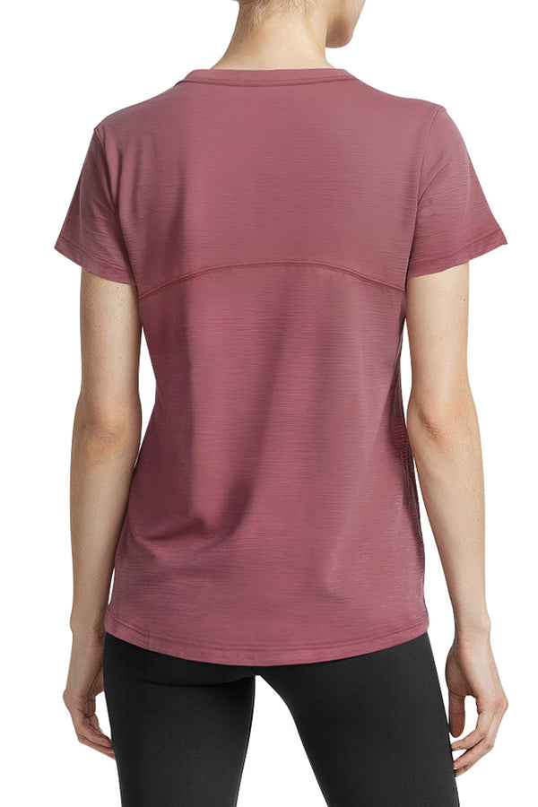 Marika Harmony Short Sleeve Tee – CRUSHED BERRY
