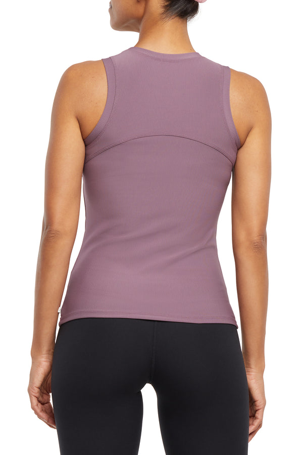 Marika Janie Rib Tank - Black Plum – BLACK PLUM