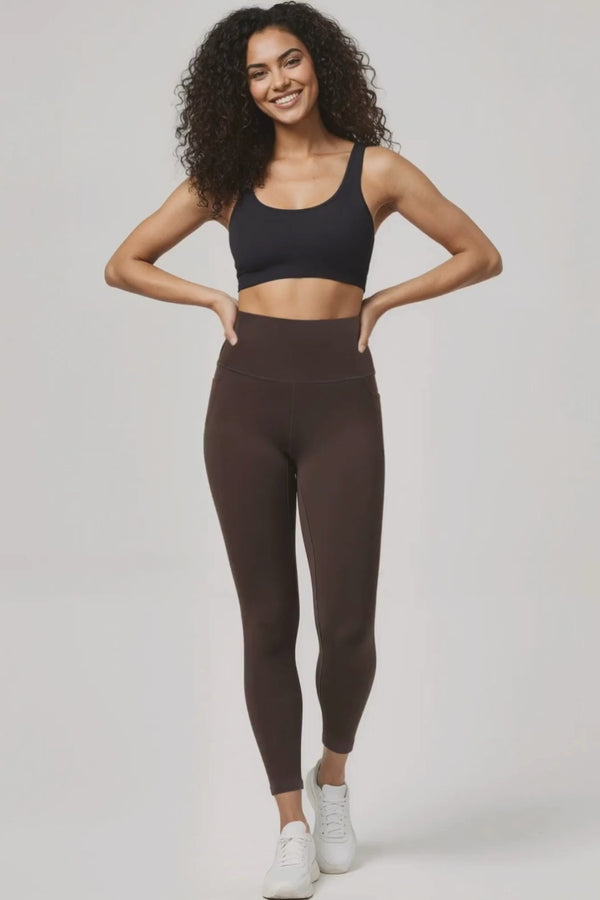 Marika Kate Side Pocket Legging* – BLACK COFFEE