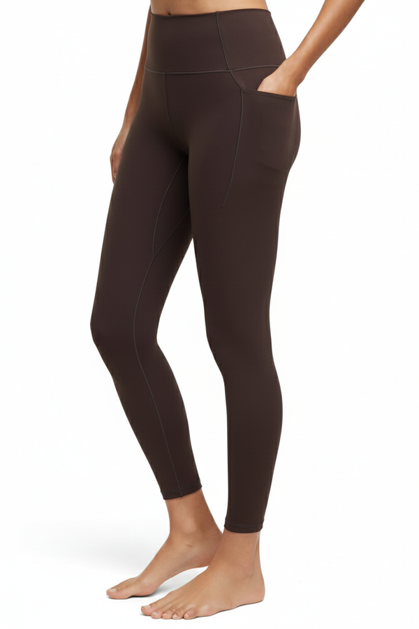 marika Kate Side Pocket Legging* – BLACK COFFEE