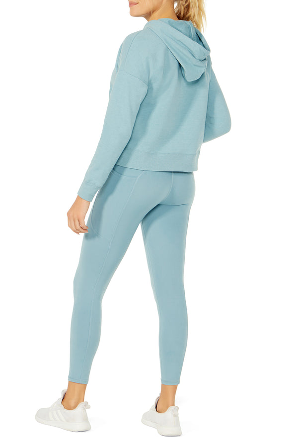 Marika Leah Hoodie – HEATHER SMOKE BLUE