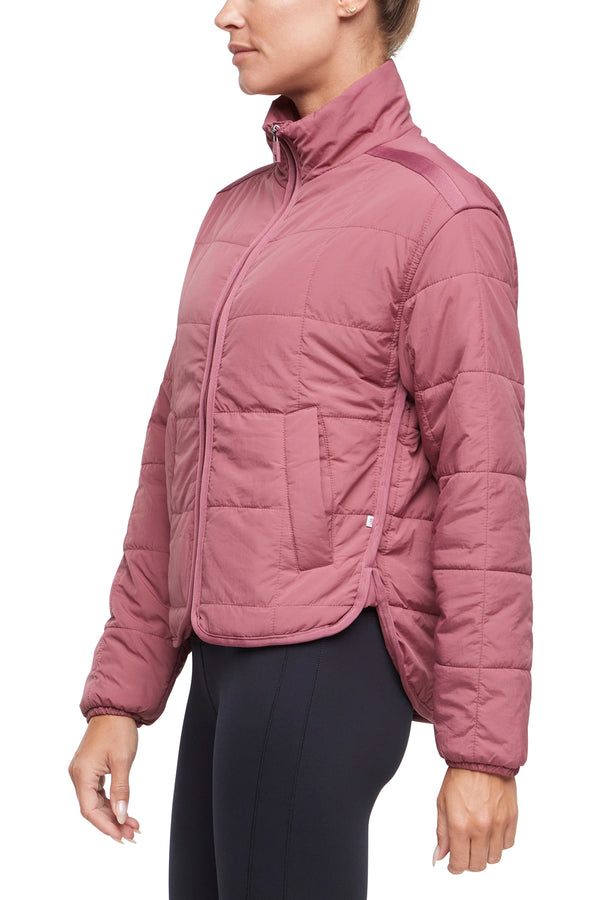 Marika Leena Puffer Jacket – CRUSHED BERRY