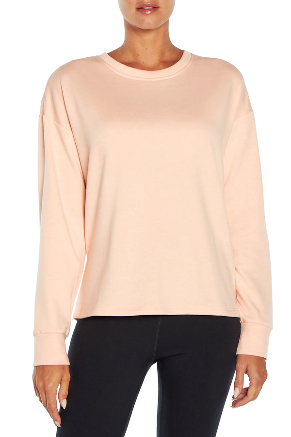 marika Linda Long Sleeve Pullover – TROPICAL PEACH