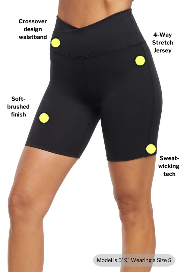 Marika Lotus Zen Bermuda - Black – BLACK