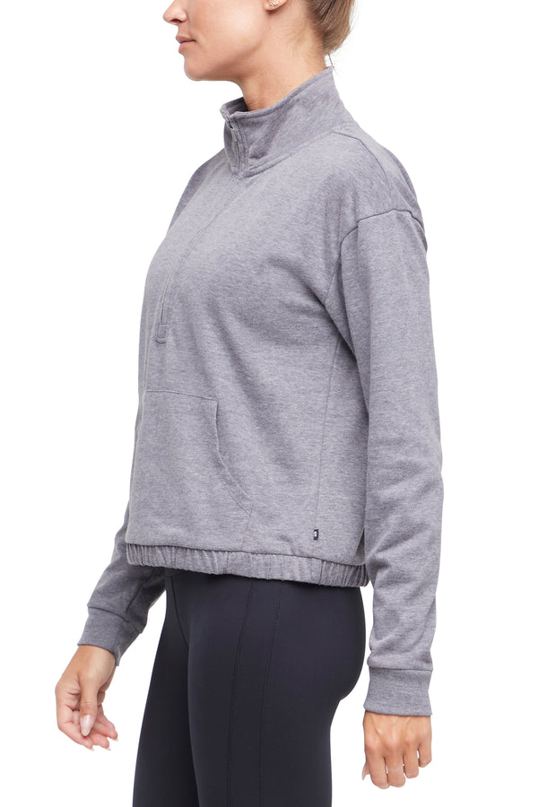 Marika Lyla 1/2 Zip Pullover – HEATHER CHARCOAL