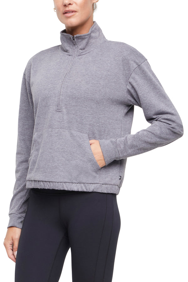 marika Lyla 1/2 Zip Pullover – HEATHER CHARCOAL