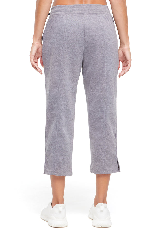 Marika Lyla Mid Calf Capri – HEATHER CHARCOAL