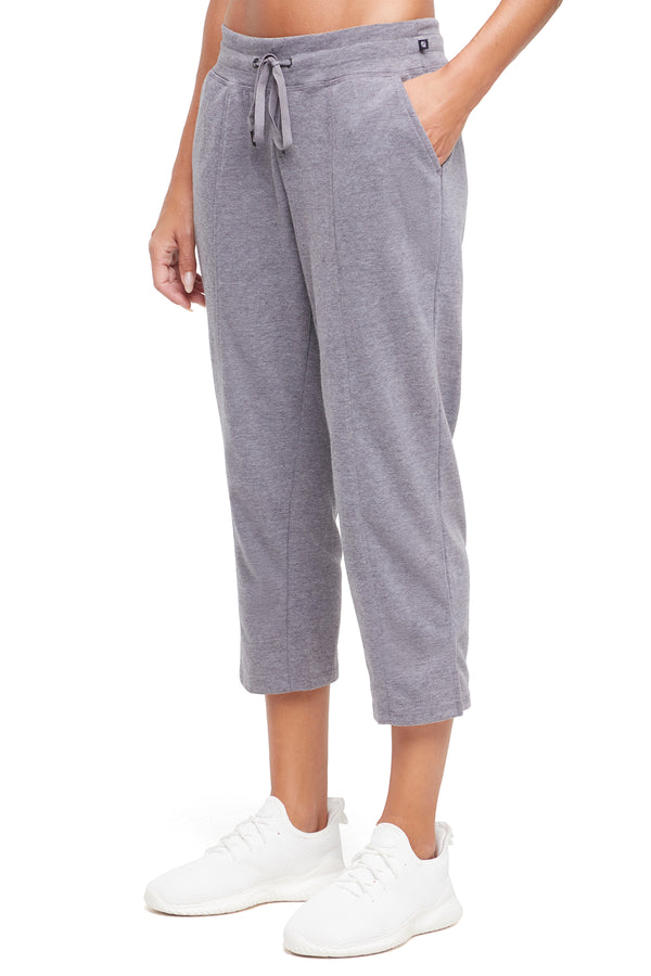 marika Lyla Mid Calf Capri – HEATHER CHARCOAL