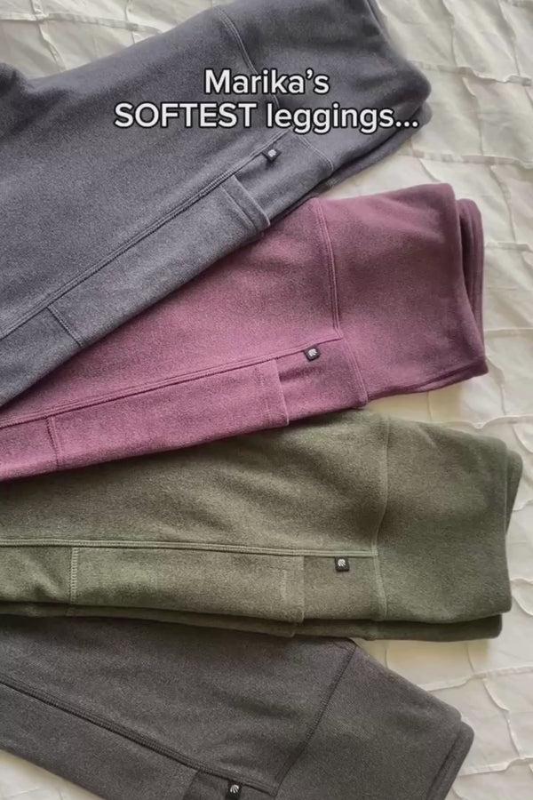 Marika Riley Side Pocket Legging – HEATHER GRAPHITE