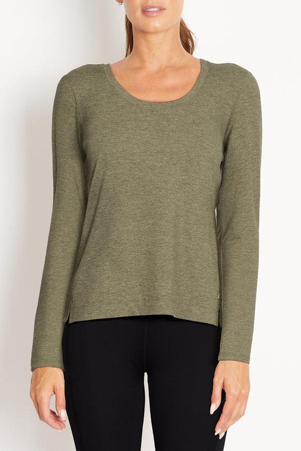 Marika Susan Long Sleeve Top – BLACK