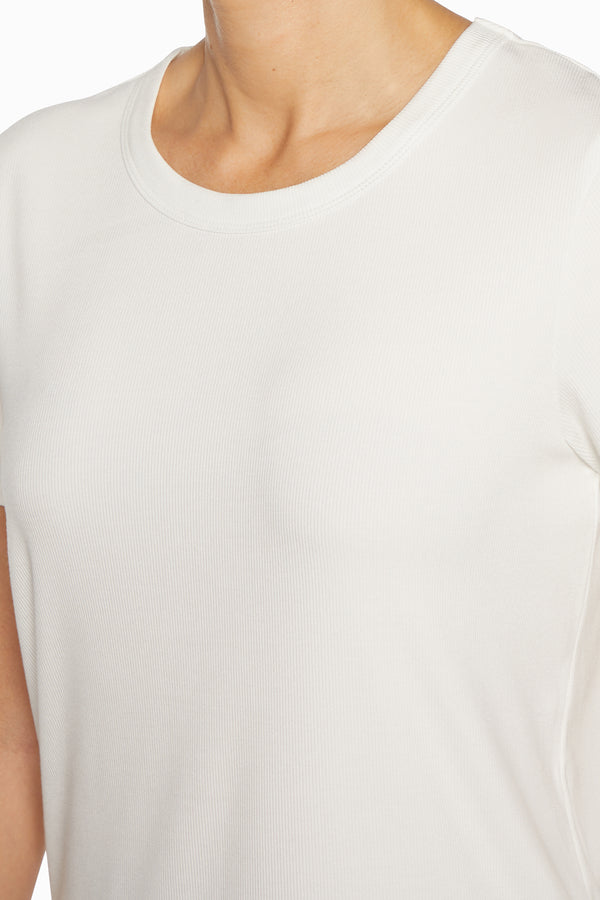 Marika Tina Short Sleeve Tee – GARDENIA