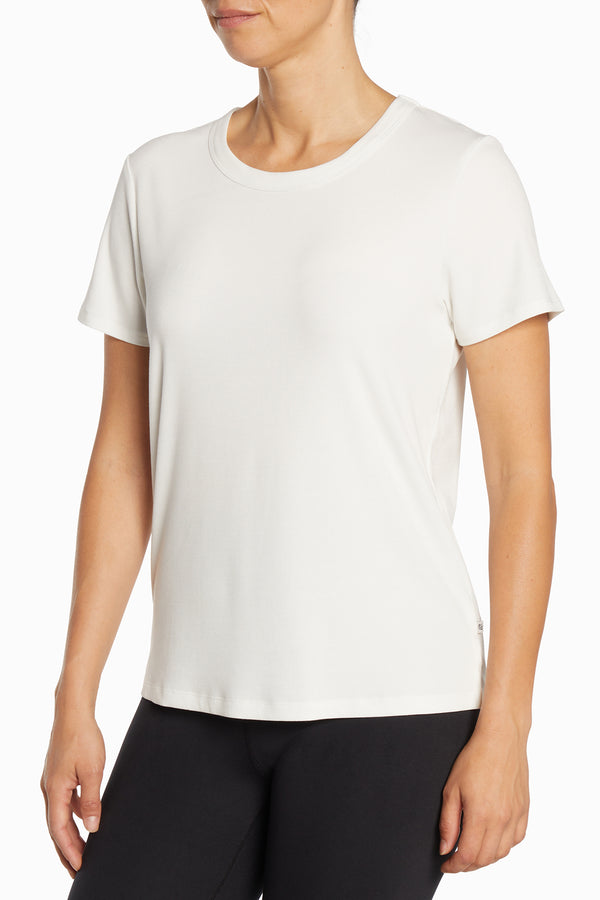 Marika Tina Short Sleeve Tee – GARDENIA
