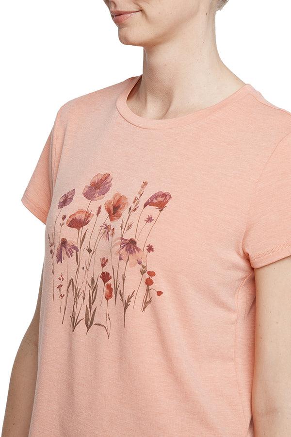 Marika Monica Tee - Heather Crabapple Floral – HEATHER CRABAPPLE FLORAL GARDEN