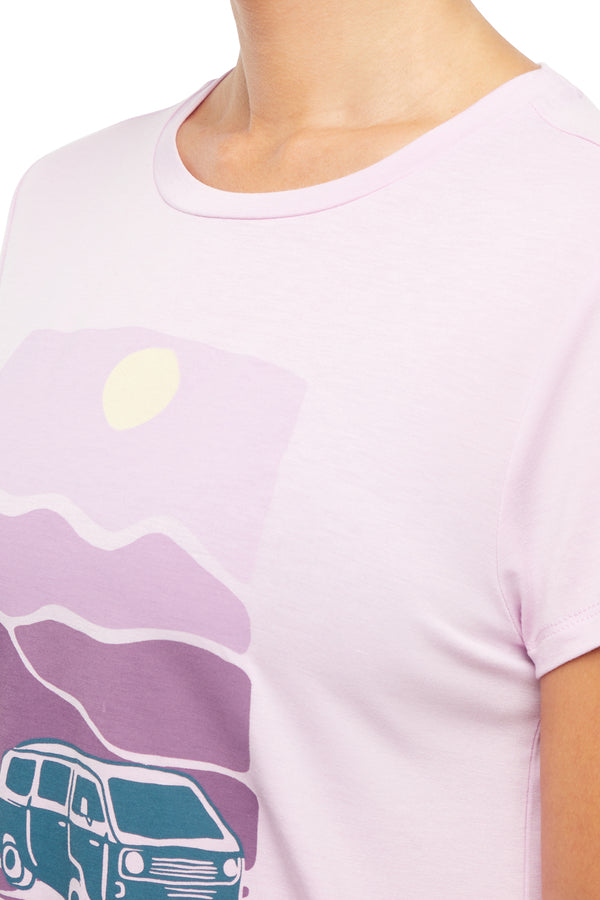 Marika Monica Tee - Heather Orchid Bouquet – HEATHER ORCHID BOUQUET BLOCK VAN