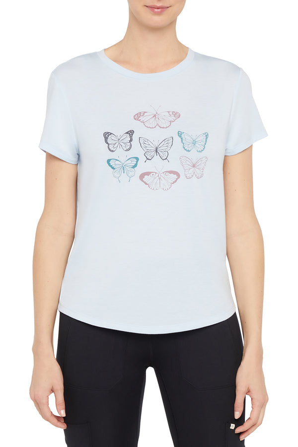 marika Monica Tee - Heather Skyway Mariposa – HEATHER SKYWAY MARIPOSA