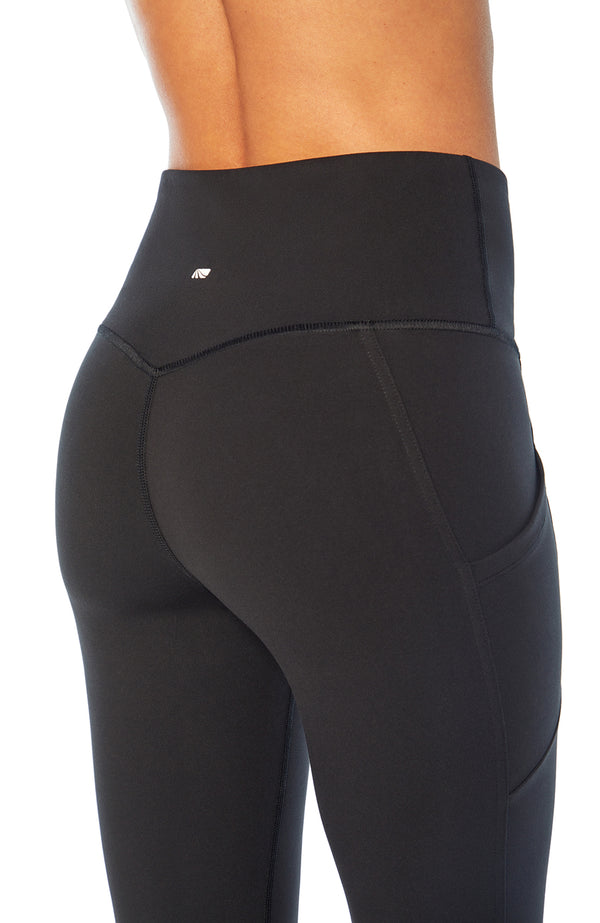 Marika Olivia Side Pocket Tummy Control Bermuda Shorts – BLACK