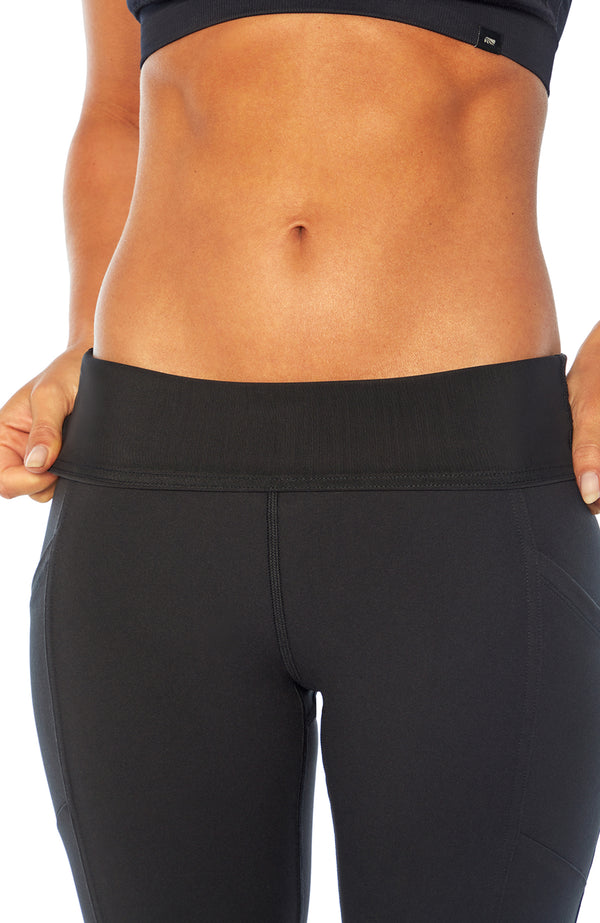 Marika Olivia Side Pocket Tummy Control Bermuda Shorts – BLACK