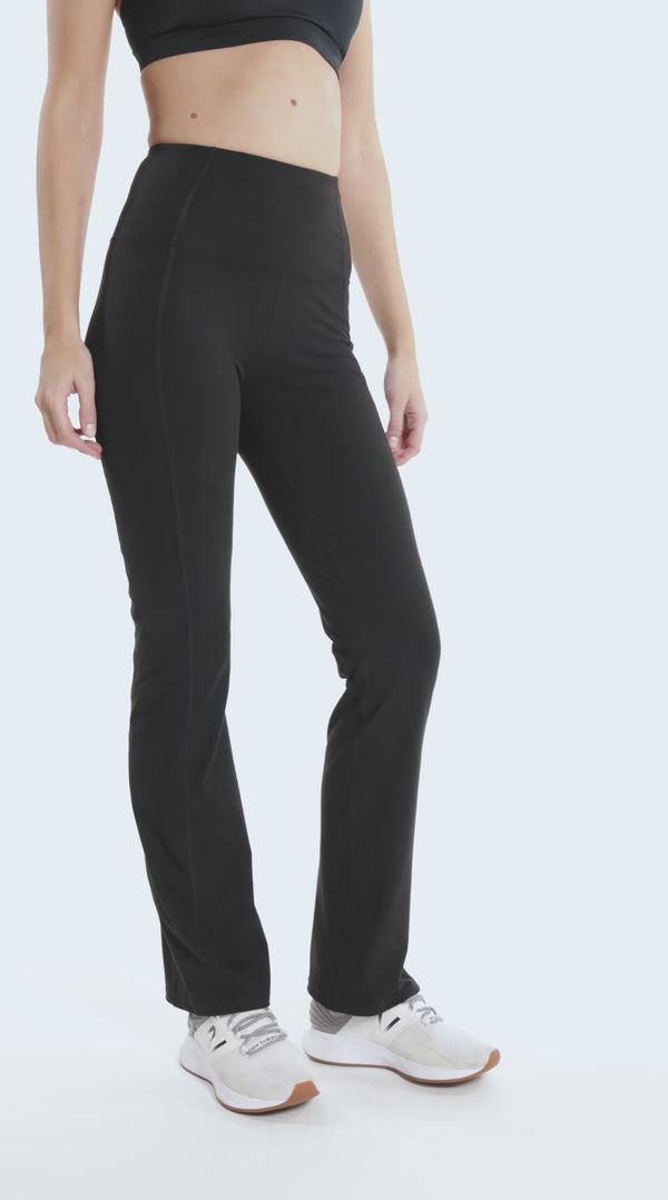 Marika Sophia High Rise Tummy Control Slim Boot Pants – BLACK