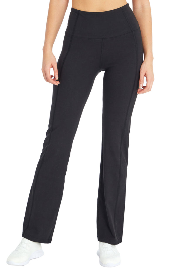 marika Sophia High Rise Tummy Control Slim Boot Pants – BLACK