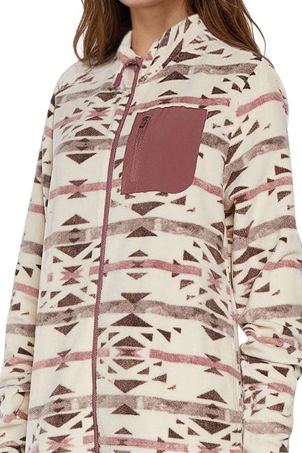 Marika Treeline Fleece Jacket – PEPPERCORN NATIVE GEO DISTRESSED