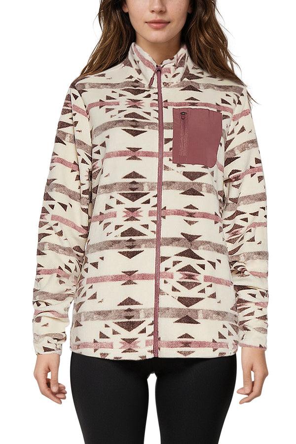 Marika Treeline Fleece Jacket – PEPPERCORN NATIVE GEO DISTRESSED