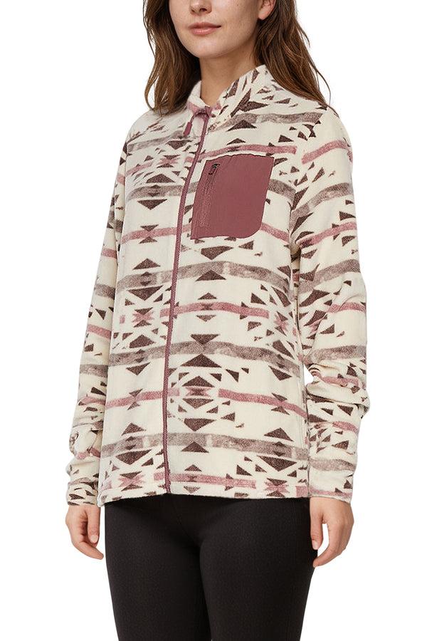 marika Treeline Fleece Jacket – PEPPERCORN NATIVE GEO DISTRESSED