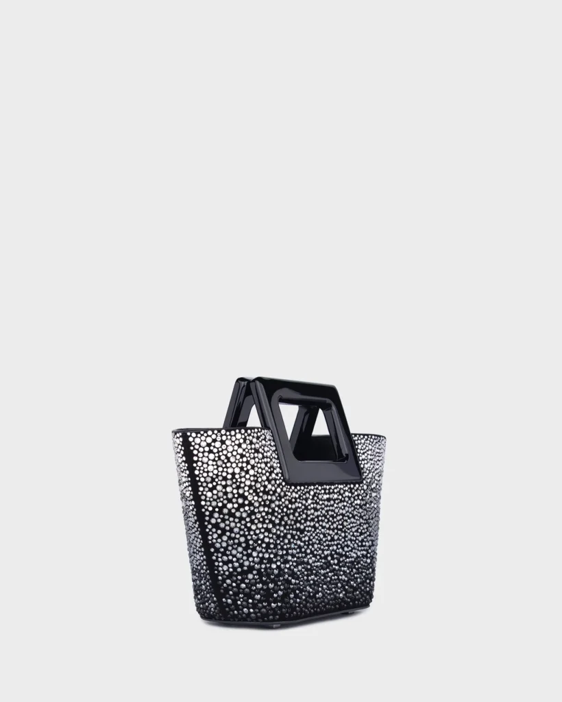 Marina Raphael BABY RIVIERA IN OMBRE EMBELLISHED SUEDE