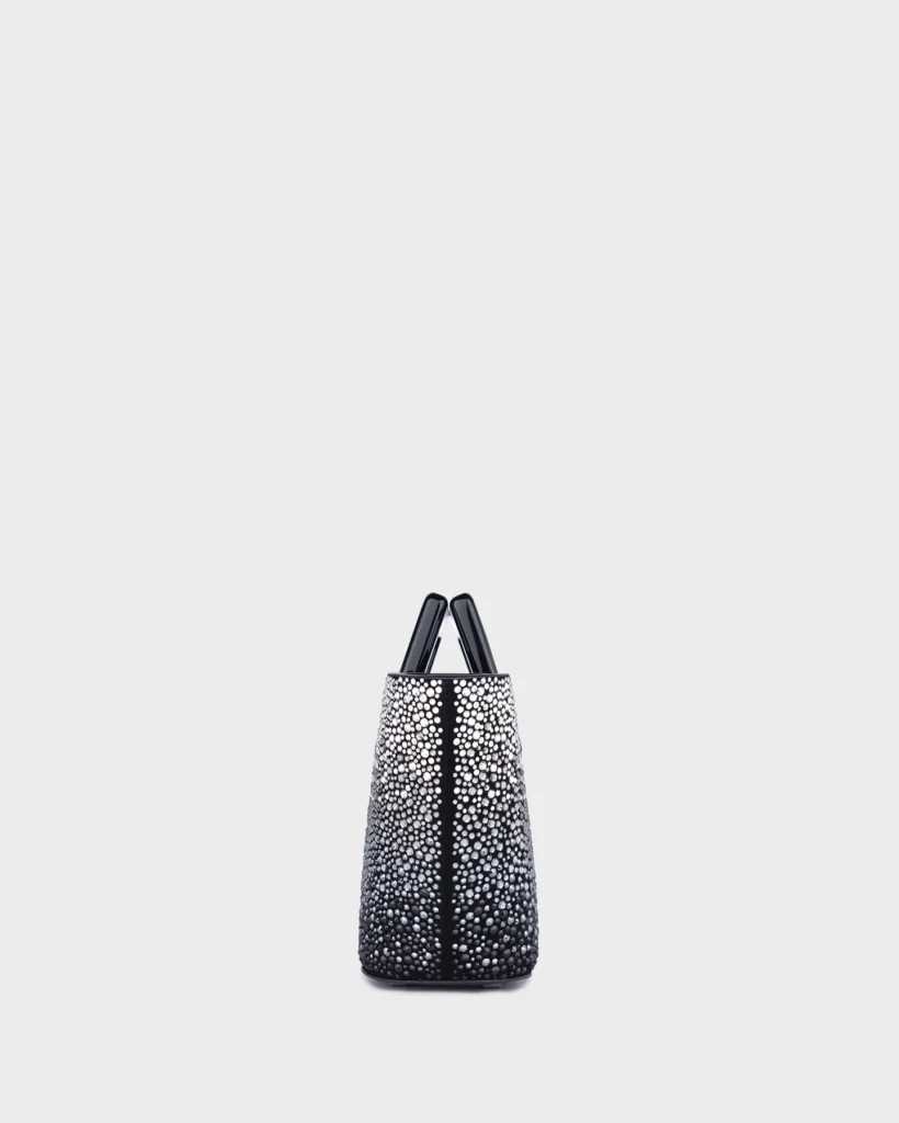 Marina Raphael BABY RIVIERA IN OMBRE EMBELLISHED SUEDE