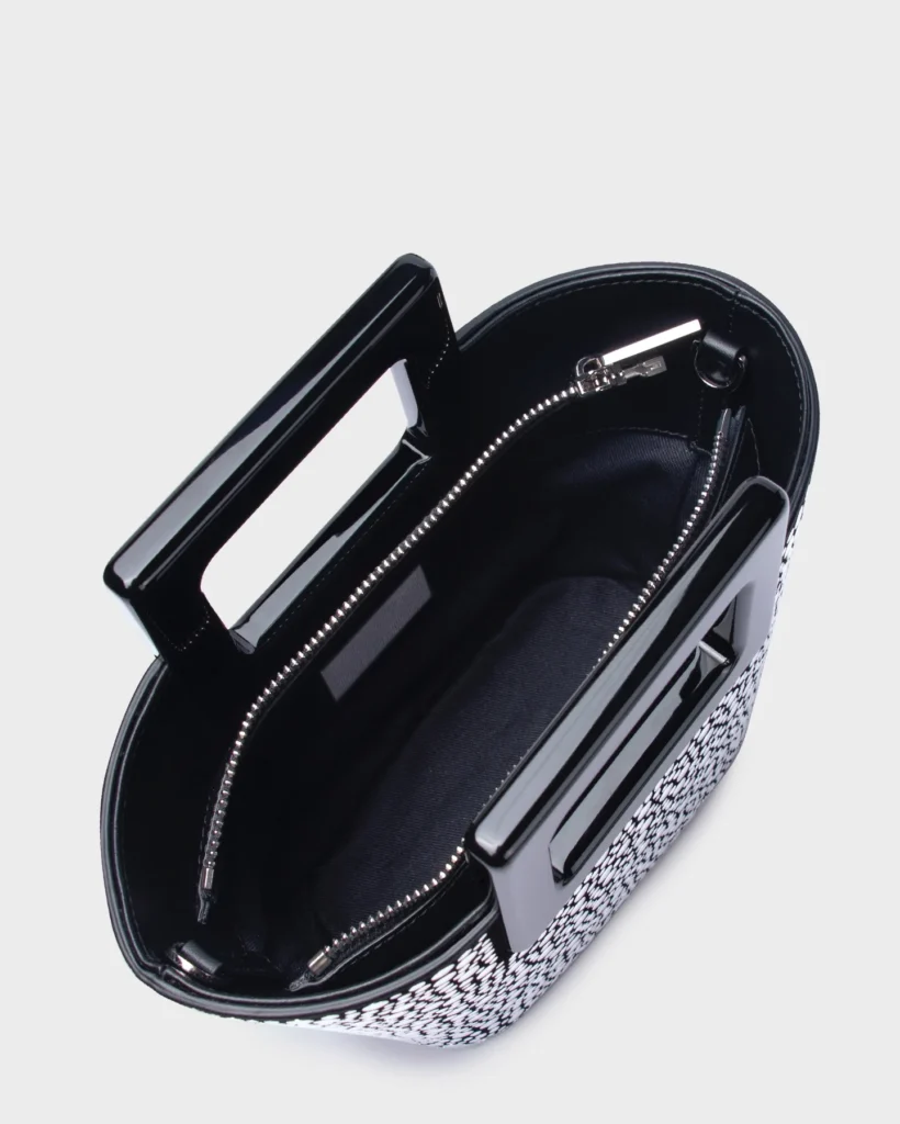 Marina Raphael BABY RIVIERA IN SILVER EMBELLISHED SUEDE