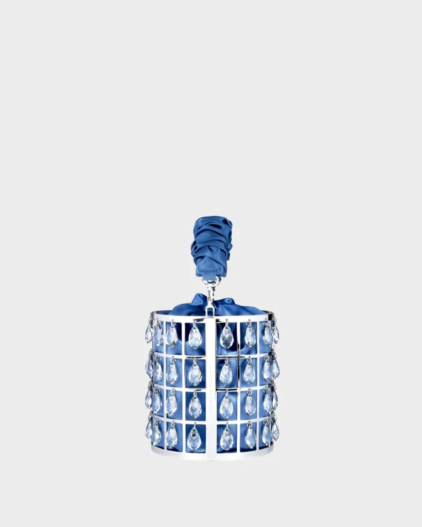 Marina Raphael CHANDELIER IN BLUE SILK