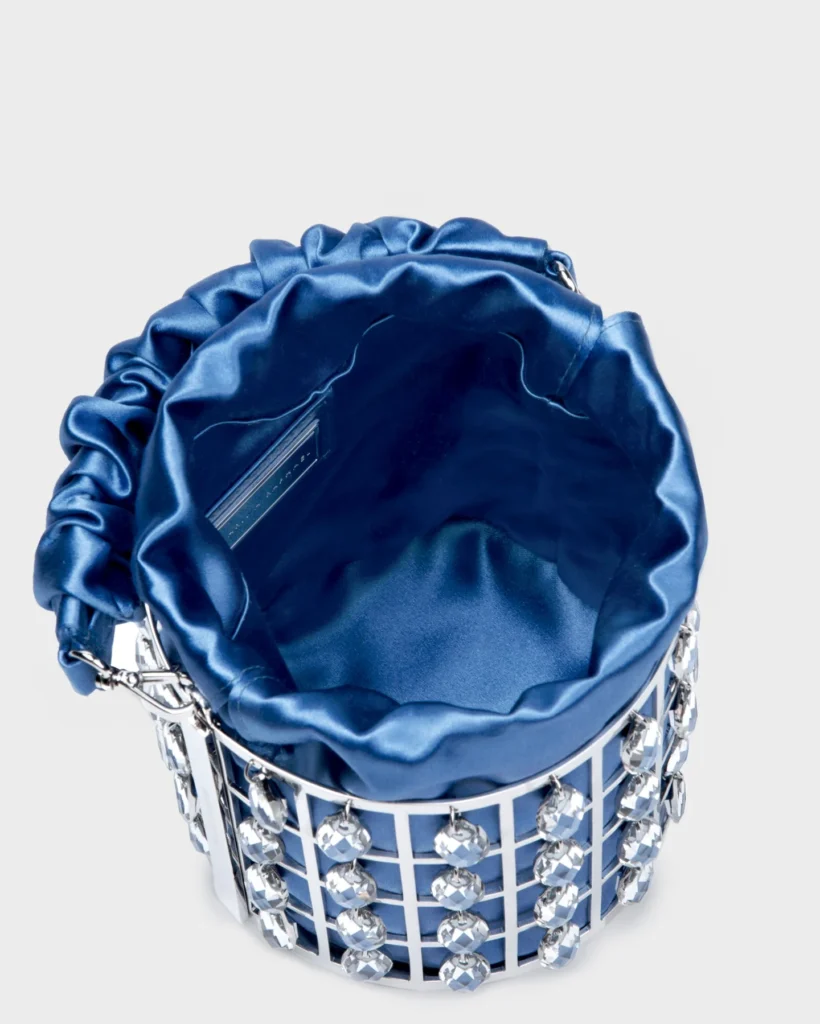 Marina Raphael CHANDELIER IN BLUE SILK