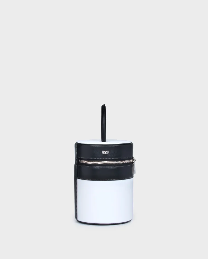 Marina Raphael LEAH IN WHITE SAFFIANO