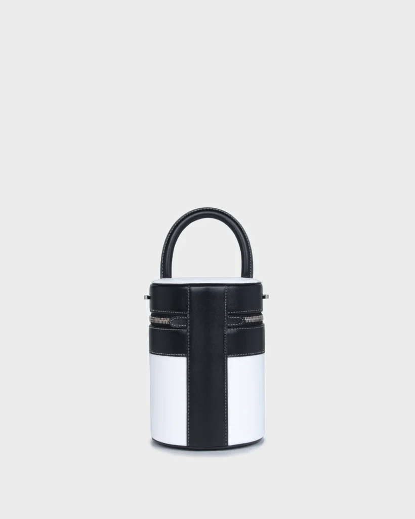 Marina Raphael LEAH IN WHITE SAFFIANO