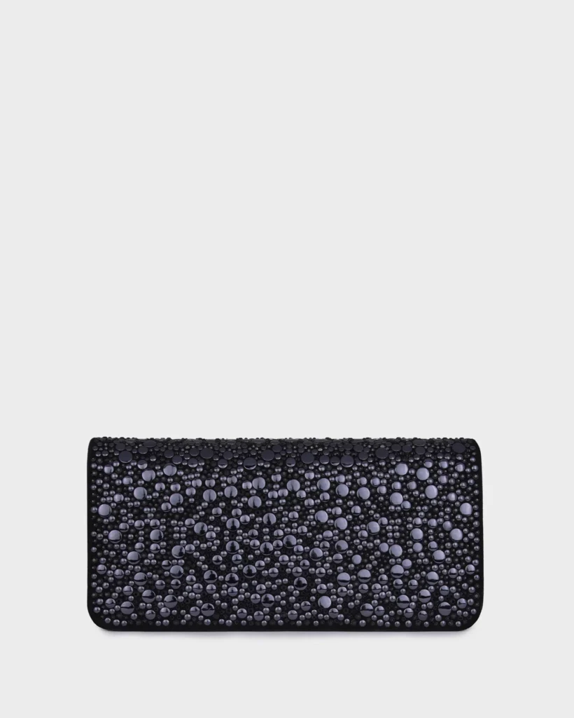 Marina Raphael LUNA IN GUNMETAL EMBELLISHED SUEDE