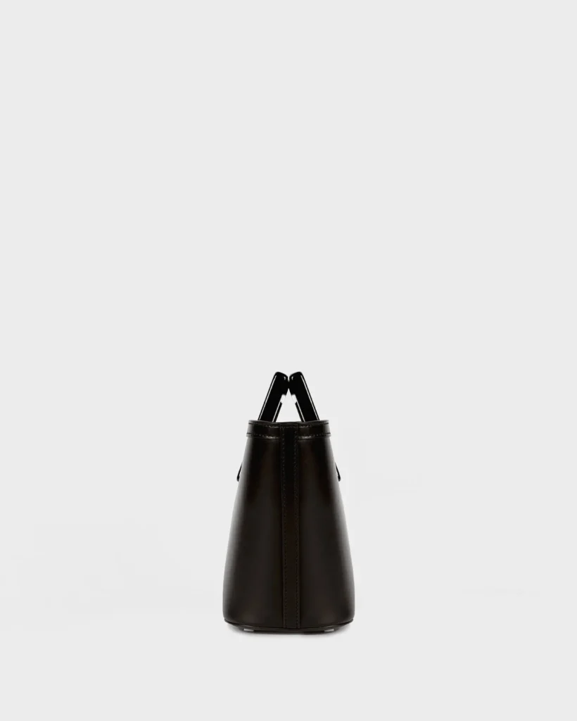 Marina Raphael MICRO RIVIERA IN BLACK NAPA