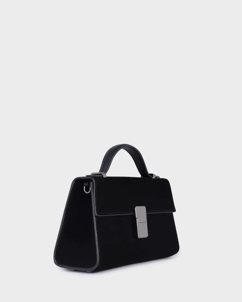 Marina Raphael MICRO STELLA IN BLACK SUEDE