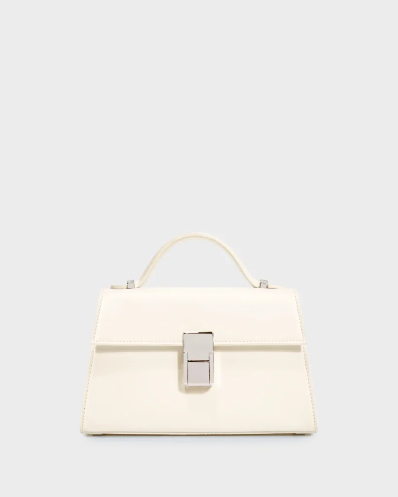 marina raphael MICRO STELLA IN CREAM NAPA